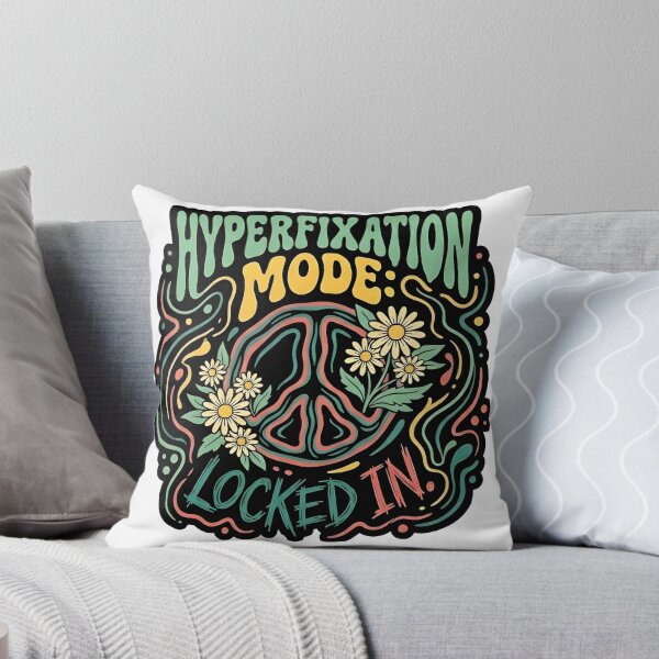 Item preview, Hyperfixation Mode Locked In - Vintage 70s Psychedelic Hippie designed and sold by auxincaftan0o.