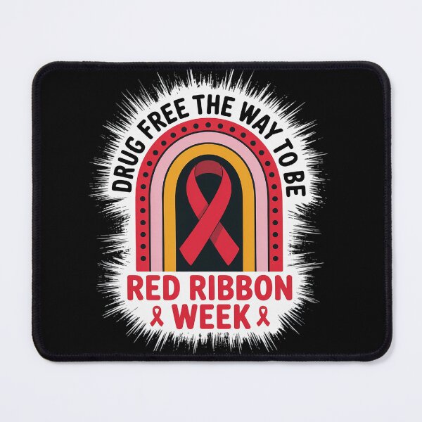 Item preview, Drug Free The Way To be Red Ribbon Awareness Week Rainbow designed and sold by RonnasJackson.