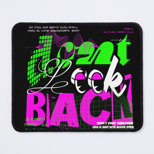 Item preview, Cyber-Graphic Streetwear Don't Look Back Brave Step Art Print designed and sold by GenZFashion000.