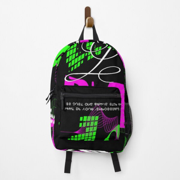 Item preview, Cyber-Graphic Streetwear Don't Look Back Brave Step Art Print designed and sold by GenZFashion000.
