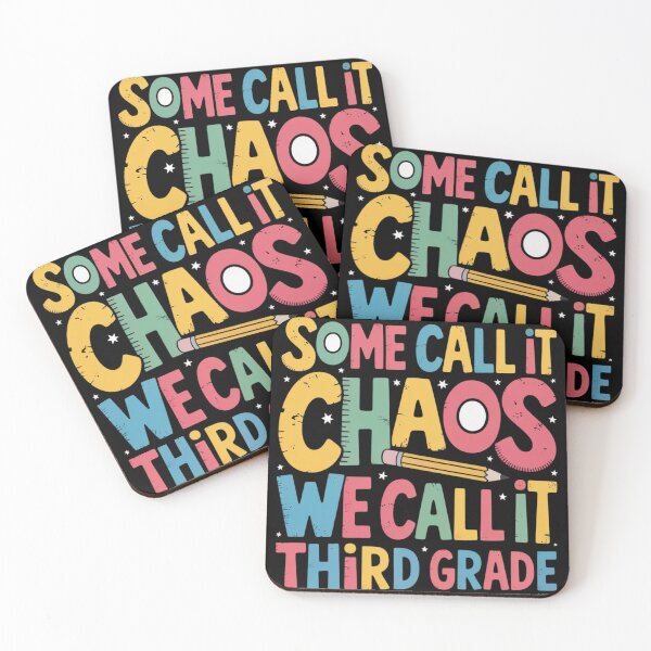 Item preview, Some Call It Chaos We Call It 3rd Grade Third Grade Teacher designed and sold by Voidbinder.