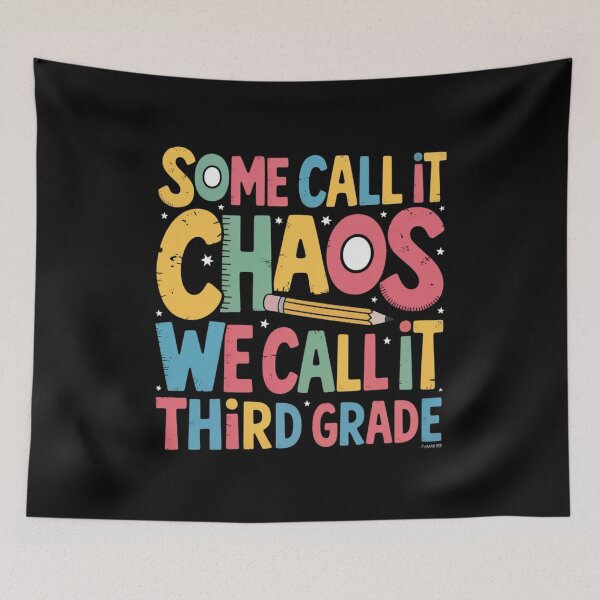 Item preview, Some Call It Chaos We Call It 3rd Grade Third Grade Teacher designed and sold by Voidbinder.