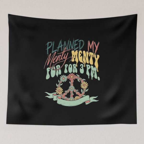 Item preview, Planned My Menty B Vintage 70s Liquid Typography designed and sold by auxincaftan0o.