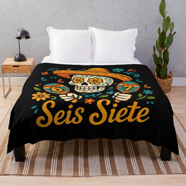Item preview, Seis Siete Mexican Los Muertos Calaveras Sugar Skull 67 Boys designed and sold by huftyfnruppe.