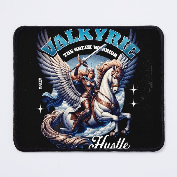 Item preview, Mythical Valkyrie Warrior On White Winged Horse Fantasy Design designed and sold by GenZFashion000.