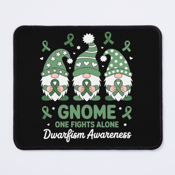 Item preview, Dwarfism Awareness Gifts Gnome One Fights Alone Green Ribbon designed and sold by RonnasJackson.