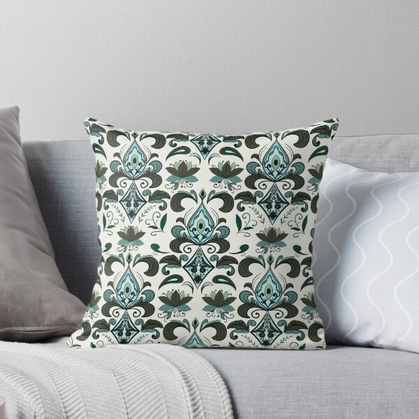 Item preview, Elegant Floral Damask Seamless Pattern designed and sold by Dintheo.
