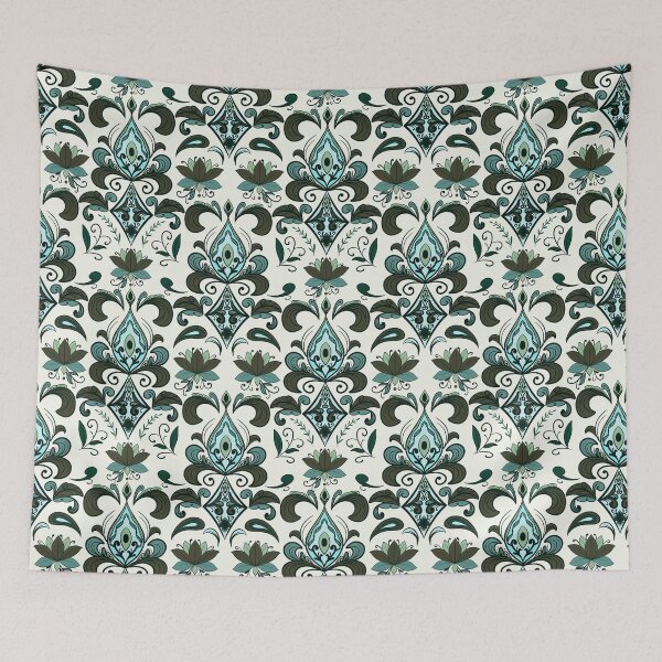 Item preview, Elegant Floral Damask Seamless Pattern designed and sold by Dintheo.