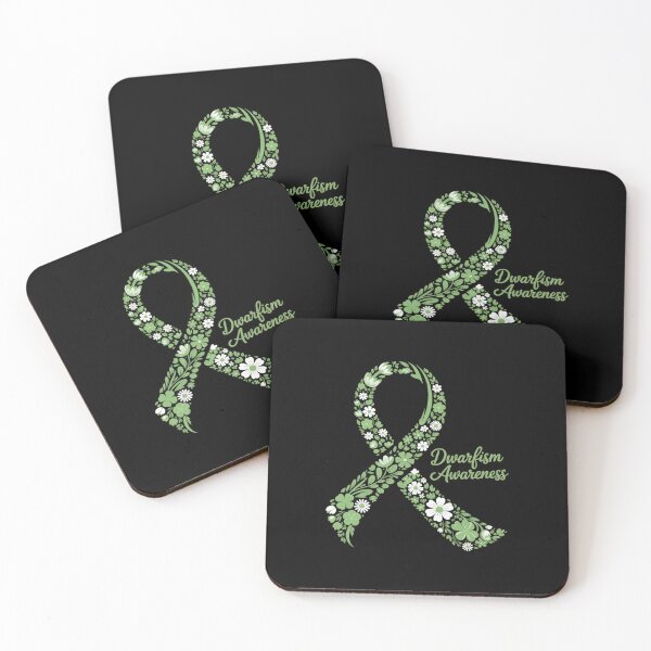 Item preview, Dwarfism Awareness Hippie Flower Green Ribbon Support designed and sold by RonnasJackson.
