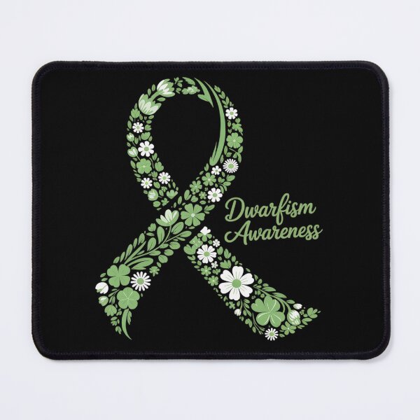 Item preview, Dwarfism Awareness Hippie Flower Green Ribbon Support designed and sold by RonnasJackson.