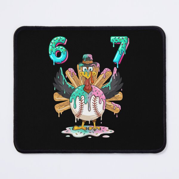 Item preview, Funny Turkey Baseball Six Seven T-Shirt for 67th Birthday designed and sold by LashondaGreen89.