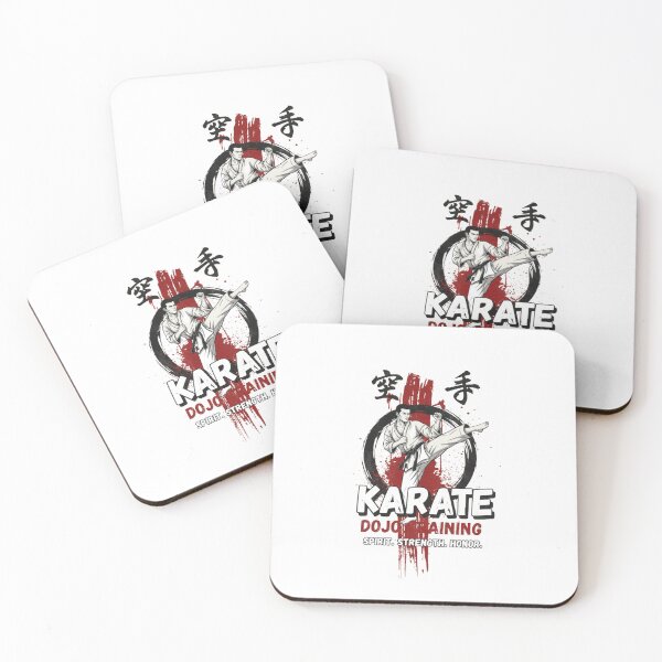 Item preview, Karate Dojo Training Illustration — Retro Martial Arts Spirit Strength Honor Design designed and sold by HBDStudio.