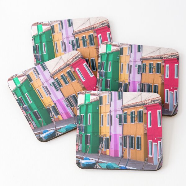 Item preview, Multi-Coloured houses on Canal designed and sold by assaf.