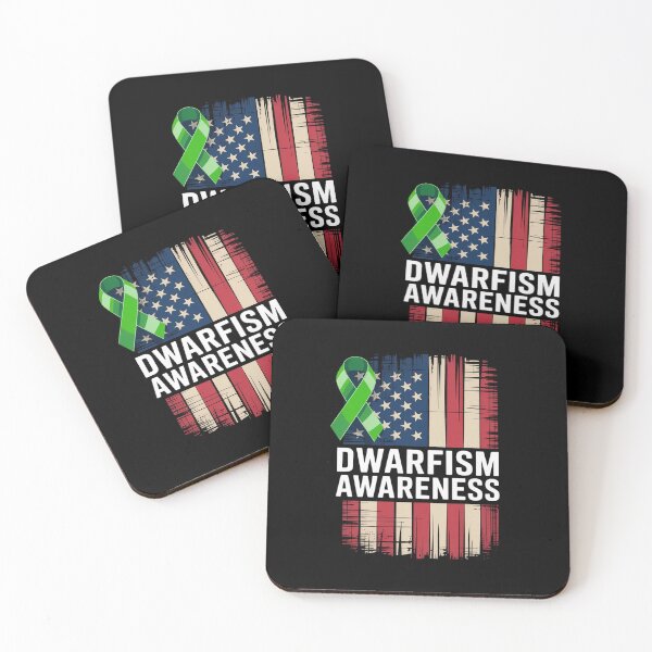 Item preview, Dwarfism Awareness Ribbon American Flag designed and sold by RonnasJackson.