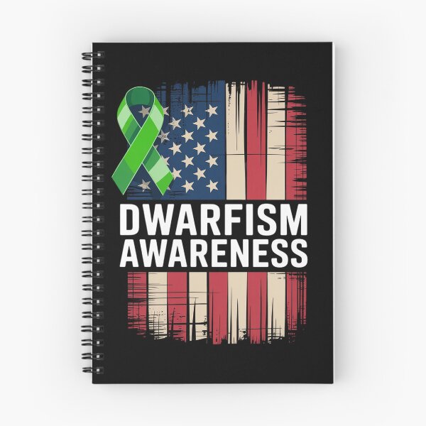 Item preview, Dwarfism Awareness Ribbon American Flag designed and sold by RonnasJackson.