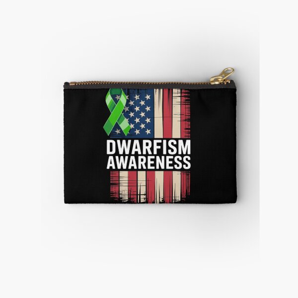 Item preview, Dwarfism Awareness Ribbon American Flag designed and sold by RonnasJackson.