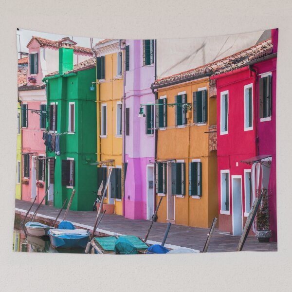 Item preview, Multi-Coloured houses on Canal designed and sold by assaf.