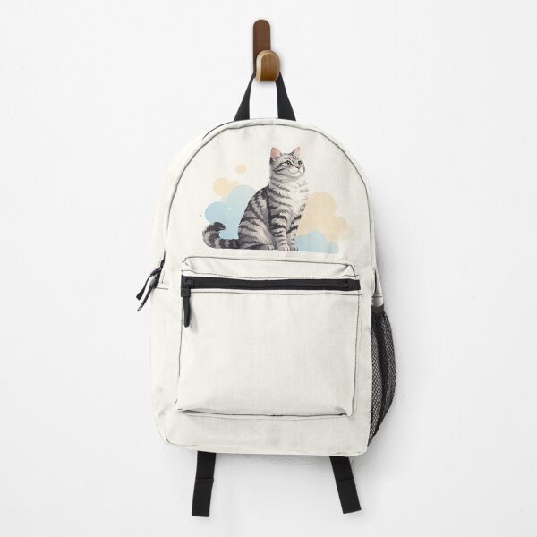 Item preview, Silver Tabby Short Hair Cat Illustration designed and sold by apiecebyap.