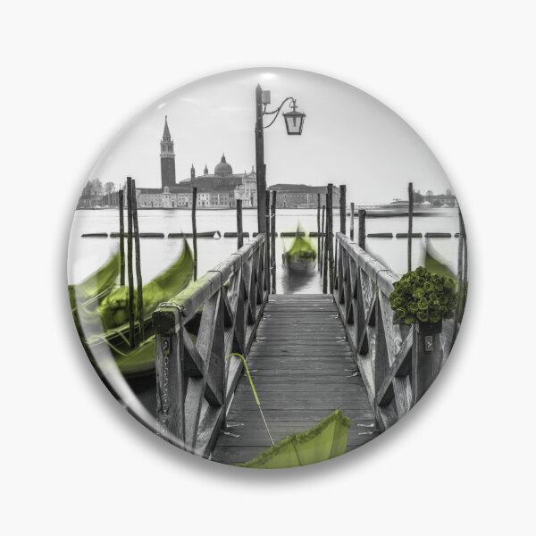 Item preview, Gondolas Moored by the Pier designed and sold by assaf.