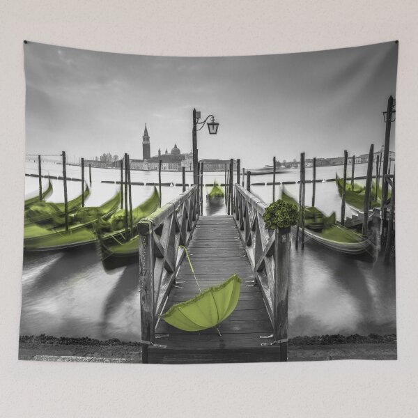 Item preview, Gondolas Moored by the Pier designed and sold by assaf.