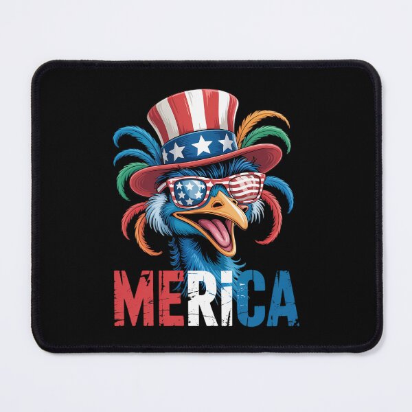 Item preview, Merica Emu Patriotic 4th of July Funny designed and sold by CruelShadesSt.