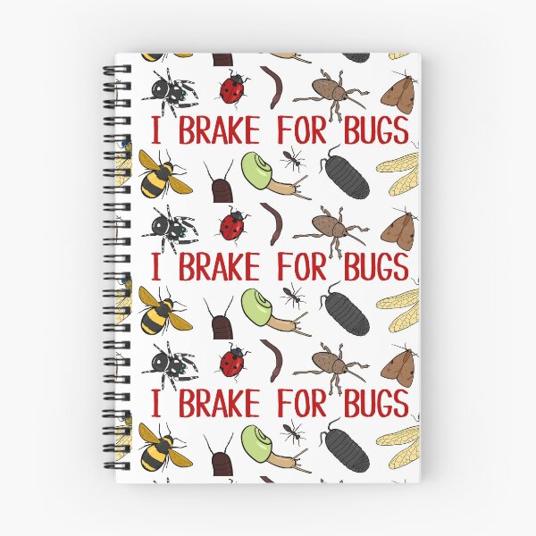 Item preview, I BRAKE FOR BUGS!! Bumper Sticker-Style Design designed and sold by rornelson.