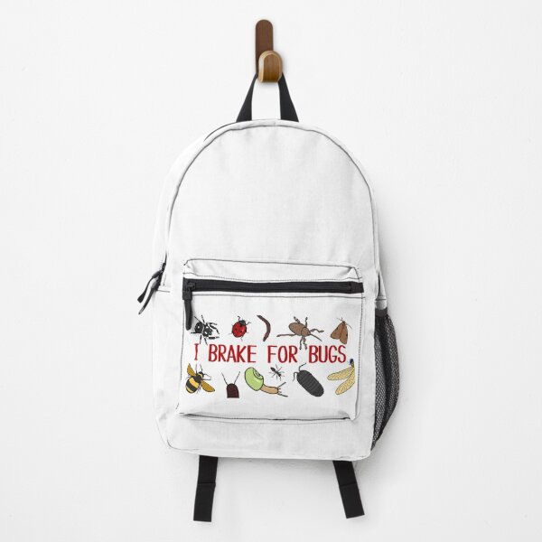 Item preview, I BRAKE FOR BUGS!! Bumper Sticker-Style Design designed and sold by rornelson.