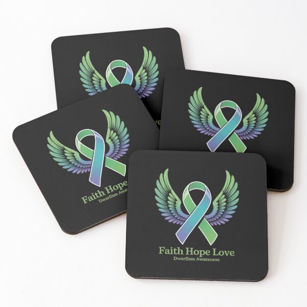 Item preview, Dwarfism Faith Hope Love Wings Shirt Green Awareness designed and sold by RonnasJackson.