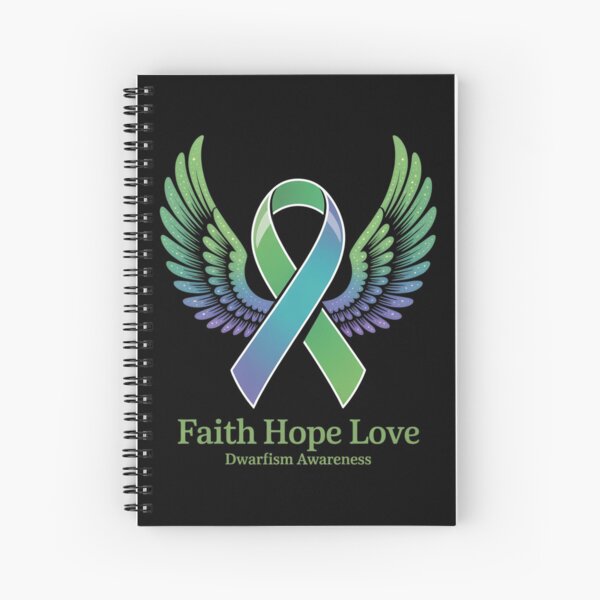 Item preview, Dwarfism Faith Hope Love Wings Shirt Green Awareness designed and sold by RonnasJackson.