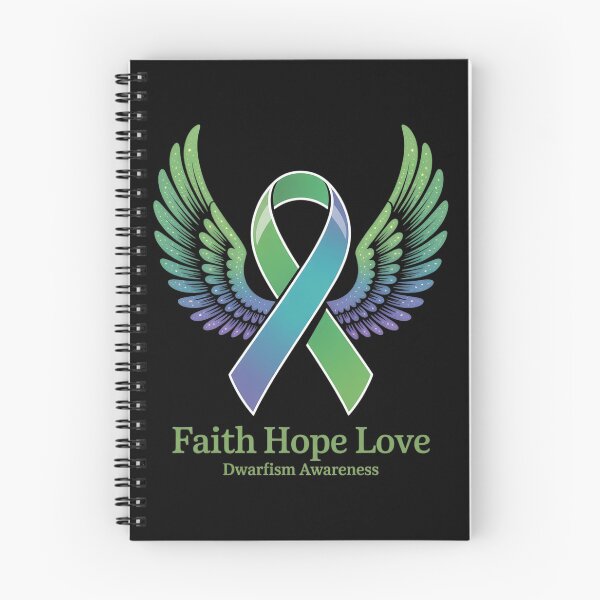 Item preview, Dwarfism Faith Hope Love Wings Shirt Green Awareness designed and sold by RonnasJackson.