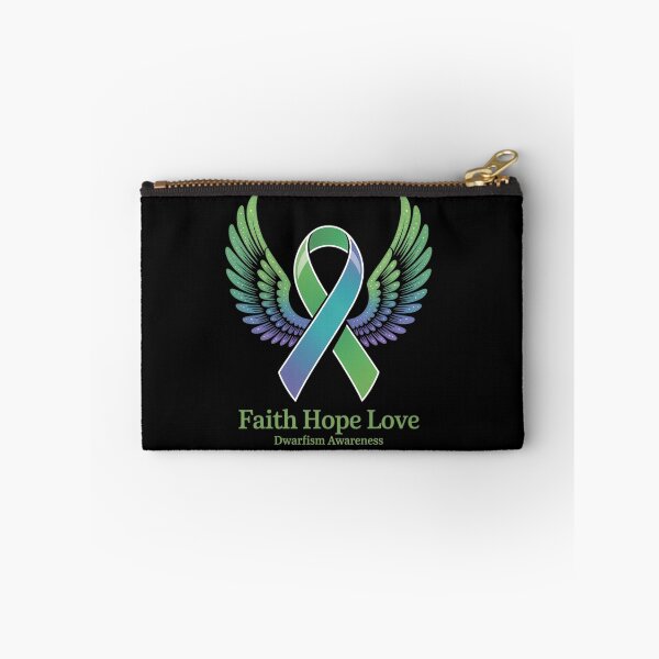 Item preview, Dwarfism Faith Hope Love Wings Shirt Green Awareness designed and sold by RonnasJackson.