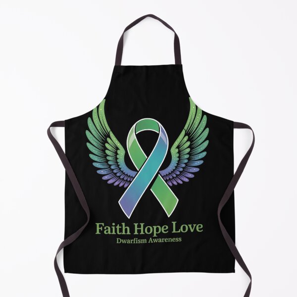 Item preview, Dwarfism Faith Hope Love Wings Shirt Green Awareness designed and sold by RonnasJackson.