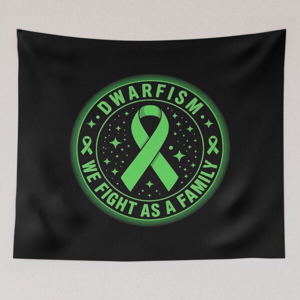 Item preview, Dwarfism Ribbon Awareness Family Support designed and sold by RonnasJackson.
