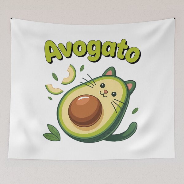 Item preview, Cinco De Mayo Meow Avogato Cat Avocado Mexico designed and sold by EllenJast.