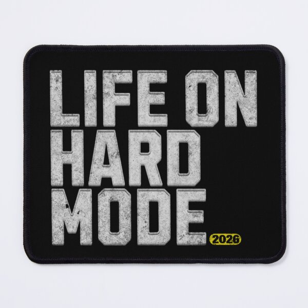 Item preview, Life on Hard Mode Gamer Graphic Design designed and sold by ArtzyAyb.