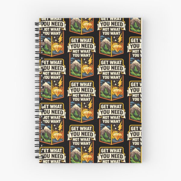 Item preview, Get What You Need Not What You Want Motivational Design designed and sold by TeeTimeTreasure.