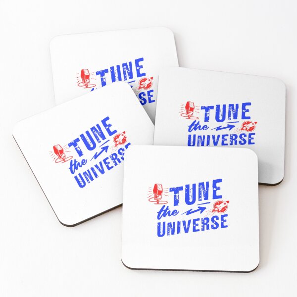 Item preview, Tune the Universe: Retro Podcast Typography | Space Radio Science designed and sold by HBDStudio.