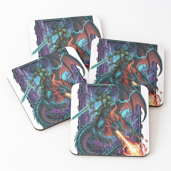 Item preview, Vibrant Castlecore Dragon Rider! designed and sold by JustSketchs.
