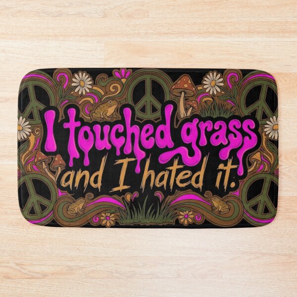 Item preview, I Touched Grass And I Hated It - Vintage 70s Psychedelic Goblincore designed and sold by auxincaftan0o.