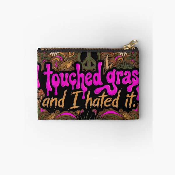 Item preview, I Touched Grass And I Hated It - Vintage 70s Psychedelic Goblincore designed and sold by auxincaftan0o.