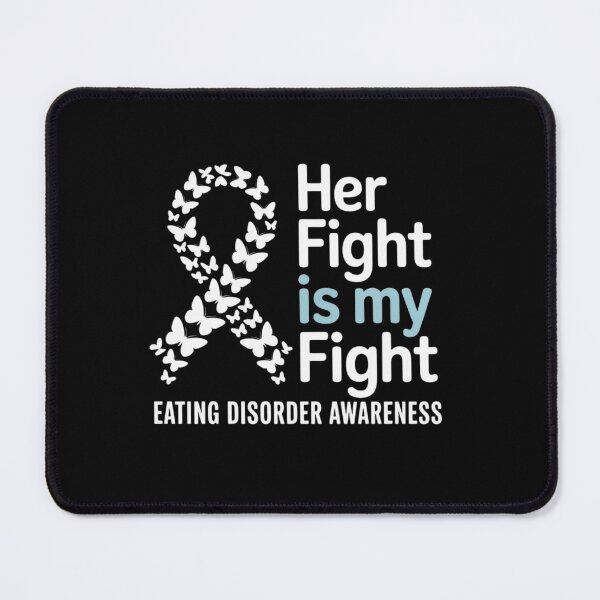 Item preview, Eating Disorder Awareness Her Fight is my Fight Warrior designed and sold by RonnasJackson.