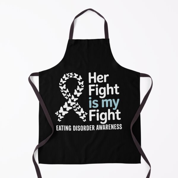 Item preview, Eating Disorder Awareness Her Fight is my Fight Warrior designed and sold by RonnasJackson.