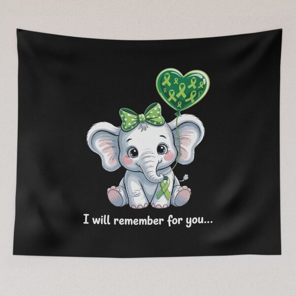 Item preview, Eating Disorder Awareness Elephant designed and sold by RonnasJackson.