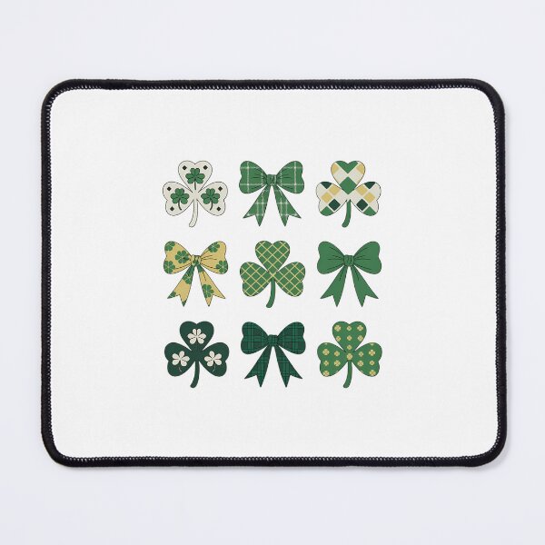 Item preview, Cute St Patricks Day Lucky Green Shamrock Coquette designed and sold by EllenJast.