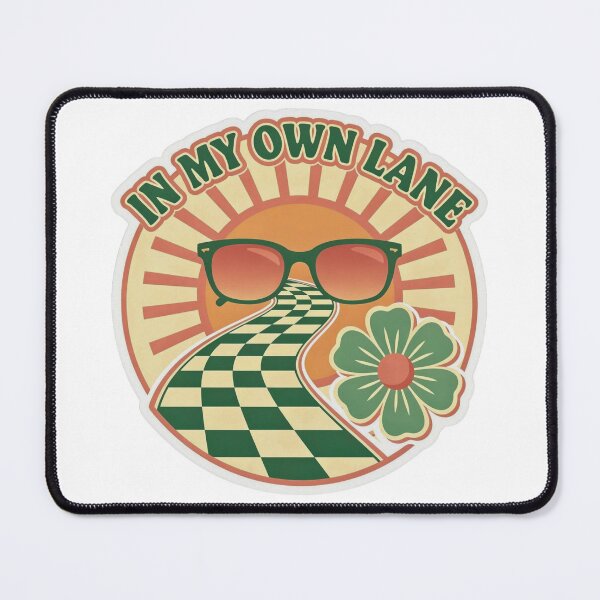 Item preview, Own Lane Energy Retro Groovy Motivation designed and sold by The Style Yard.