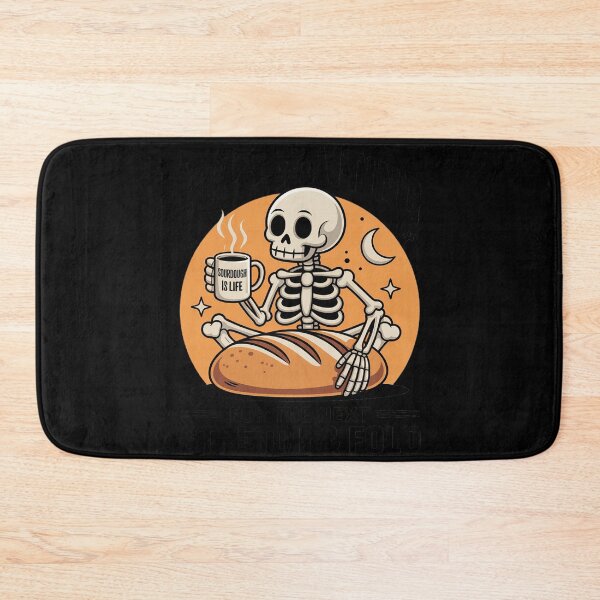 Item preview, Sourdough Halloween Shirt, Skeleton Next Stretch and Fold designed and sold by Shannon Bosley.
