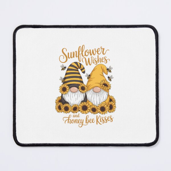 Item preview, Cute Spring Gnome Sunflower Wishes And Honey Bee Kisses designed and sold by EllenJast.
