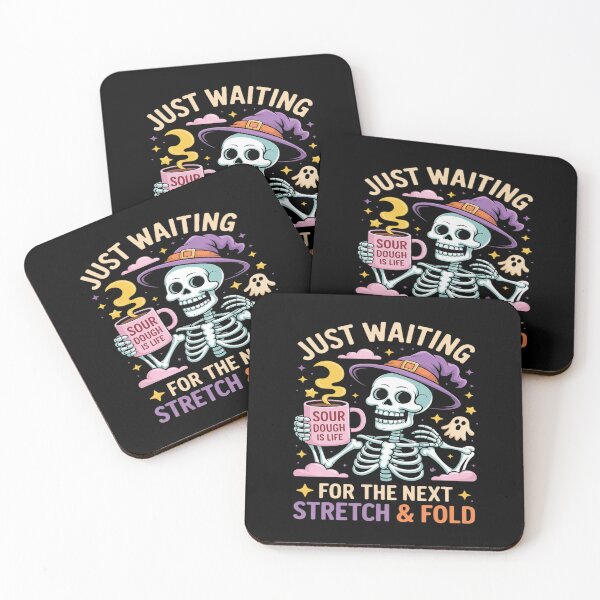 Item preview, Sourdough Halloween, Skeleton Stretch and Fold Baking designed and sold by Shannon Bosley.