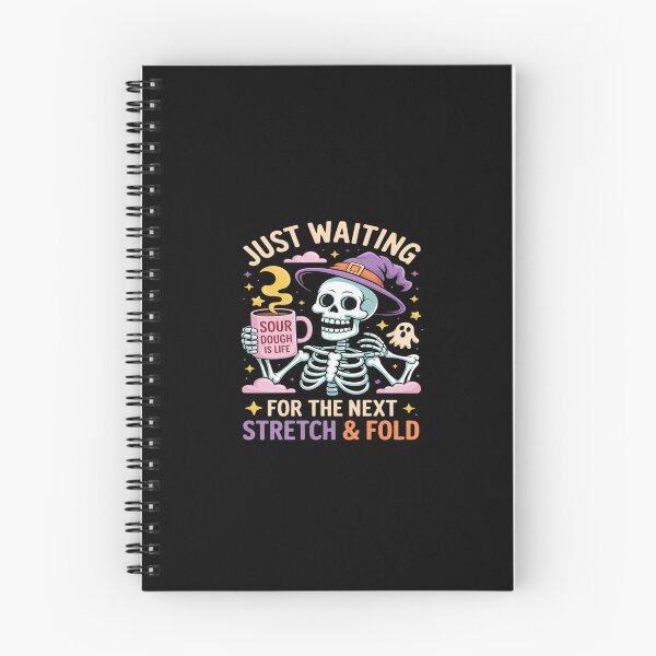 Item preview, Sourdough Halloween, Skeleton Stretch and Fold Baking designed and sold by Shannon Bosley.
