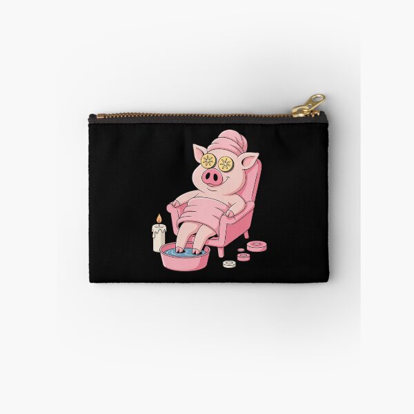Item preview, Spa Day Relaxing Pig Cute Art, Love Pigs designed and sold by Shannon Bosley.